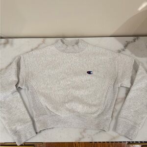 Champion Light Gray Crewneck Men's Sweater
